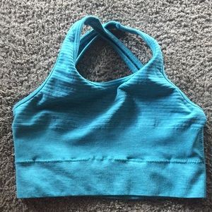 Alphalete blue sports bra medium lifting